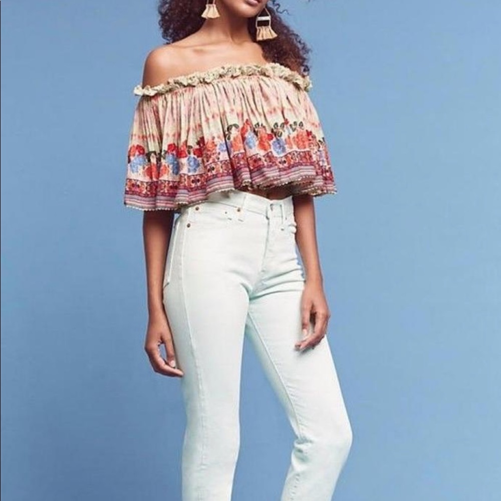 Anthropologie Bhanuni by Jyoti Villa Midi Top - Picture 4 of 8
